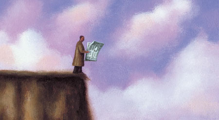 Man with Newspaper